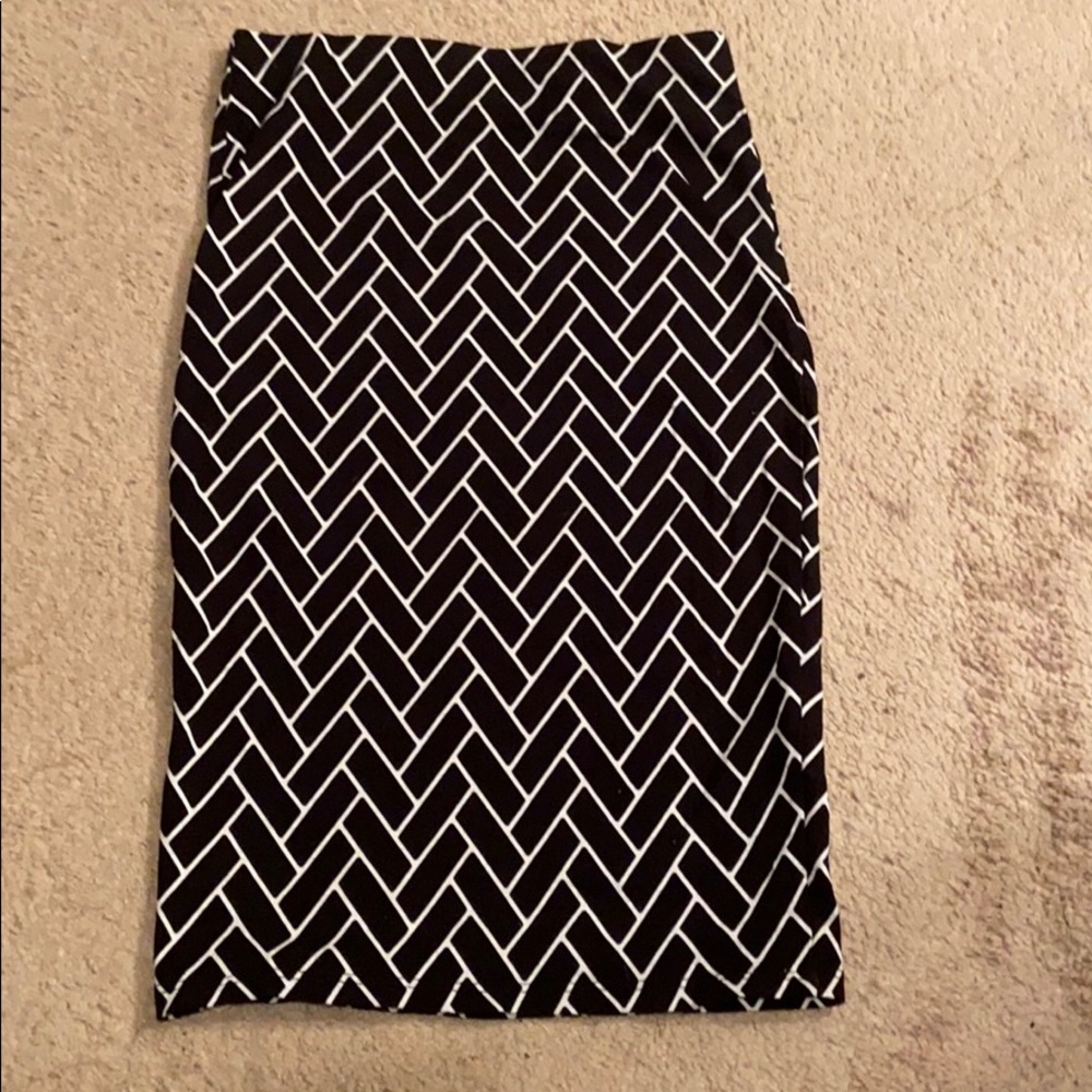 Black and White Skirt